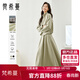 梵希蔓高級感穿搭一整套通勤套裝裙女春季新款外套半裙套裝 豆綠色  M