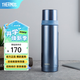 膳魔師（THERMOS）高顏值保溫瓶情侶水杯不銹鋼大容量商務(wù)便攜車(chē)載辦公室保溫杯 FEI 藍色500ml