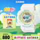 卡西歐（CASIO）手表女BABY-G原宿運動(dòng)電子學(xué)生日韓表送女友禮物BA-110XTM-7A