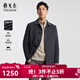 雅戈爾（YOUNGOR）男裝大衣單排扣外套修身版商務(wù)大衣羊毛羊絨混紡面料羽絨內膽大衣 深灰 L 175/96A
