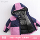MARC&JANIE[蓄熱保暖]馬克珍妮男女童戶(hù)外防寒羽絨服2025冬裝商場(chǎng)同款210900 紫藍拼接【213576】 130 8T