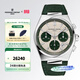 康斯登（Frederique Constant） 百年典雅自動(dòng)機械熊貓盤(pán)皮帶鋼帶手表背透男表生日禮物送男友 FC-391SGR4NH6