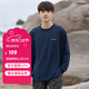 mont·bell 長(cháng)袖t恤男戶(hù)外春夏速干透氣輕便純色簡(jiǎn)約百搭上衣 1114688 NV海軍藍 L