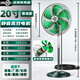 森和工業(yè)風(fēng)扇落地扇臺式家用立式電風(fēng)扇大風(fēng)力搖頭變頻強力電扇客廳商用工廠(chǎng)車(chē)間 【20寸】搖頭扇|升降+左右搖頭