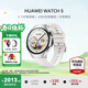 華為（HUAWEI）手表WATCH 5【國補15%】智能運動(dòng)健康eSIM獨立通話(huà)血氧呼吸體溫監測風(fēng)險評估送男女士朋友4Pro 42mm金星白丨白色素皮復合表帶【皮表帶+貼膜】