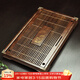 唐豐高端功夫茶具茶盤(pán)簡(jiǎn)約家用客廳茶杯托盤(pán)長(cháng)方形排水瀝水茶臺帶排水 荷香幽夢(mèng)55*33cm  (86)