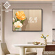 時(shí)鐘畫(huà)花卉電表箱裝飾畫(huà)帶鐘表LED餐廳免打孔配電開(kāi)關(guān)電閘箱遮擋掛鐘畫(huà) DQ4454 【上翻式插電或接電】 20英寸 50*40cm【可覆蓋≤40*30】