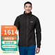巴塔哥尼亞（Patagonia）男士R1 TechFace 春季新款防風(fēng)抓絨衣軟殼夾克 83581 BLK黑色 M