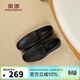 奧康（Aokang）奧康男鞋春秋款樂(lè )福鞋男士透氣軟底一腳蹬舒適休閑皮鞋黑色43碼