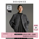 迪賽尼斯（DESIGNICE）冬季新款千金風(fēng)氣質(zhì)格雷系灰色長(cháng)袖羊毛短外套女 灰色 S