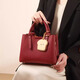 江問(wèn)漁吐司手提菜籃子包包女紅色新娘結婚包媽媽包高級感輕奢小眾手提包 紅色禮盒套裝 送掛飾+絲巾 女生生日禮物實(shí)用送女友送老婆
