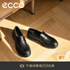 愛(ài)步（ECCO）樂(lè )福鞋男 商務(wù)英倫風(fēng)一腳蹬皮鞋男鞋 都市首爾522324 黑色52232401001 40