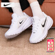 耐克（NIKE）女鞋子 26春季新款大童運動(dòng)鞋透氣網(wǎng)面鞋緩震跑步鞋時(shí)尚休閑鞋女 【回游者14】101-純白色/曬圖退10 38.5 （內長(cháng)245mm）