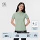 KOLON SPORT/可隆SECO空氣POLO衫 女子戶(hù)外運動(dòng)吸濕速干防曬UPF50+抗菌T恤 LKPT5AT804-MT 薄荷綠 M 165/88A
