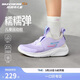 Skechers斯凱奇兒童鞋春懶人一腳蹬休閑鞋女童透氣運動(dòng)鞋319056L