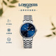 浪琴（LONGINES）瑞士手表 時(shí)尚系列 男士鋼帶機械表L49214926