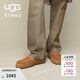 UGG春季男士時(shí)尚舒適平底淺口簡(jiǎn)約豆豆鞋樂(lè )福鞋 1166762CHE|栗色43