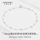 天使之淚18K金海水珍珠項鏈AKOYA滿(mǎn)天星項鏈5-6mm極強光生日禮物送女友