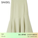 SNIDEL春夏不規則氣質(zhì)簡(jiǎn)約半身裙SWFS252037 萊姆綠 S