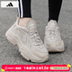阿迪達斯（adidas）三葉草女鞋 2026春季新款穿搭潮流運動(dòng)鞋輕質(zhì)透氣休閑跑步鞋子女 IG6050/奶茶灰/厚底/主推 38