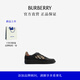 博柏利（BURBERRY）【明星同款】男鞋 皮革拼格紋 Terrace 運動(dòng)鞋