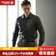 龍牙二代龍牙暗冰速干長(cháng)袖襯衫通勤商務(wù)涼感通勤透氣吸濕速干四面彈力 極夜黑 M 175/96A （135-155斤）