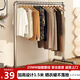 星愷落地晾衣架晾衣桿室內掛衣架25MM管徑陽(yáng)臺曬衣架YJ53 【特粗6分25圓管】長(cháng)1.2高1.5米
