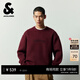杰克·瓊斯（JACK&JONES）【Salventius聯(lián)名】男裝春季馬年新年款寬松毛衣針織衫226125014 E15酒紅色 常規 S （170）