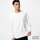 優(yōu)衣庫男裝女裝柔軟圓領(lǐng)T恤/休閑長(cháng)袖上衣479783 00 白色 L