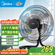 美的（Midea） 趴地扇 大功率工業(yè)風(fēng)扇 家用臺式電風(fēng)扇 坐地爬地扇 工廠(chǎng)商用金屬扇大風(fēng)力 FS45-23B【18吋金屬扇葉 四檔可調】 工業(yè)商用風(fēng)扇