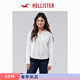 HOLLISTER小海鷗圖案美式經(jīng)典款三?？酆?jiǎn)約百搭襯衫女裝340-6043 白色 M (165/88A)