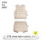 jnby by JNBY【套裝】江南布衣嬰童秋針織背心短褲舒適男女童嬰兒YN8H20920 080雜米灰 100 cm