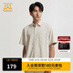 卡賓男裝LOGO印花休閑襯衫短袖24夏新款寬松商場(chǎng)同款H2243111001 杏色15 L /175/50