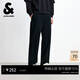 杰克·瓊斯（JACK&JONES） 男裝衛褲經(jīng)典休閑純棉舒適松緊抽繩運動(dòng)直筒長(cháng)褲褲子22611D026