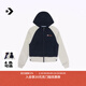 匡威（Converse）官方 拉鏈連帽上衣復古女外套10028461 10028461-A02 L