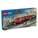 樂(lè )高（LEGO）積木拼裝城市60423 都市有軌電車(chē)男孩兒童玩具生日禮物裝飾擺件