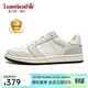 楓葉（leaveland）板鞋男女同款時(shí)尚春季新品休閑鞋情侶百搭小白鞋防滑透氣鞋子男 白灰(皮鞋碼) 40 (250mm)