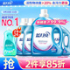 藍月亮深層潔凈洗衣液 薰衣草香 3kg瓶+1kg*3瓶 高效除螨 強效去污