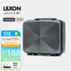 樂(lè )上（LEXON）行李箱小型登機手提箱15英寸迷你旅行箱高顏值耐磨抗摔銀灰色