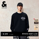 杰克·瓊斯（JACK&JONES）男裝春季衛衣NBA聯(lián)名款圓領(lǐng)套頭字母刺繡舒適長(cháng)袖上衣225333128 E40黑色 常規 L （180）