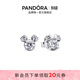 潘多拉（PANDORA）迪士尼系列米奇和米妮閃耀耳釘925銀可愛(ài)童話(huà)生日禮物 1-均碼 293219C01 均碼