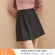 香影輕職場(chǎng)西裝套裝裙子女2025冬季新款正裝灰色西服短裙子兩件套 下裝 L