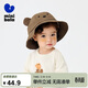 迷你巴拉巴拉春季新款男童女童輕盈透氣遮陽(yáng)帽寶寶舒適可愛(ài)漁夫帽