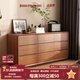 雷勒（rayle）斗柜臥室靠墻簡(jiǎn)約置物柜大容量收納柜床尾柜抽屜實(shí)木框五斗櫥儲物 【DF665JD】落地九斗150*40*70 上門(mén)安裝