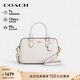 蔻馳（COACH）【品牌直供】女士ROWAN迷你手提波士頓包白色CW328禮物