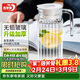 青蘋(píng)果涼水壺 家用玻璃冷水壺飲料壺茶水壺水杯玻璃 果汁壺扎啤壺1.1L