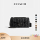 蔻馳（COACH）【明星同款】女士菱格紋絎縫TABBY 26號斜挎單肩手提女包 V5/黑色