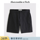 Abercrombie & Fitch【百搭多口袋】美式百搭通勤西裝短褲25夏季男裝128-5037 黑色 34 W(180/86A)