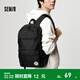 森馬（Semir）雙肩包男大容量電腦包美式學(xué)院風(fēng)書(shū)包大學(xué)生情侶背包【節日禮物】 黑色90001 均碼