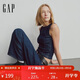 蓋璞（GAP）女裝秋季經(jīng)典款微彈低腰寬松直筒牛仔褲復古長(cháng)褲美版815642